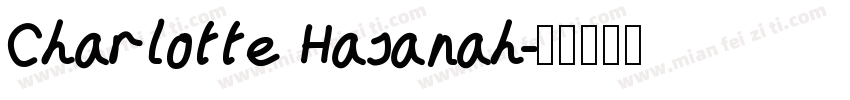 Charlotte Hasanah字体转换